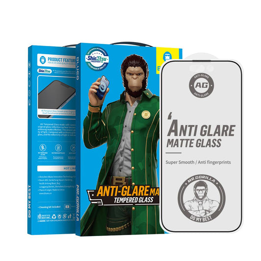 Matt Blueo Anti-Glare védőfólia Apple iPhone 17 Air készülékhez, Edzett üveg, Teljes ragasztás