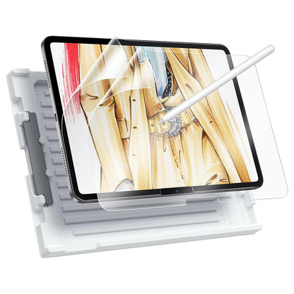 Matt ESR Paper Feel képernyővédő fólia Apple iPad Air 13 (2025) / Air 13 (2024) készülékekhez, Műanyag, Teljes ragasztás, 2 darabos készlet
