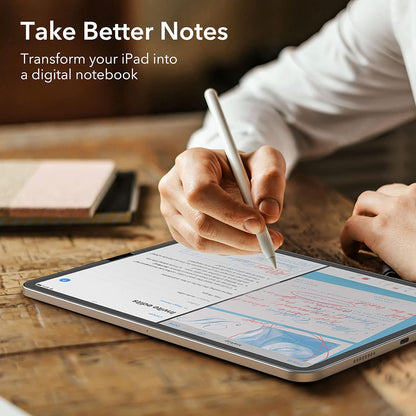 Matt ESR Paper Feel képernyővédő fólia Apple iPad Pro 12.9 (2022) / Pro 12.9 (2021) / Pro 12.9 (2020) készülékekhez, Műanyag, 2 darabos készlet