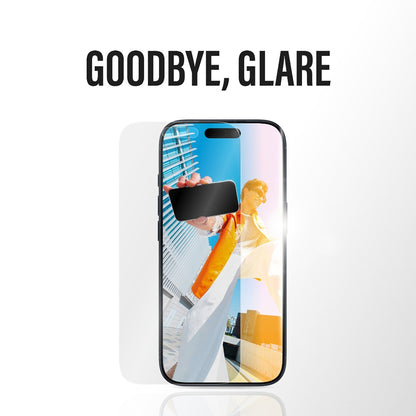 Matt PanzerGlass Armor EasyAligner védőfólia Apple iPhone 17 / 16 Pro készülékhez, Edzett üveg, Teljes ragasztás