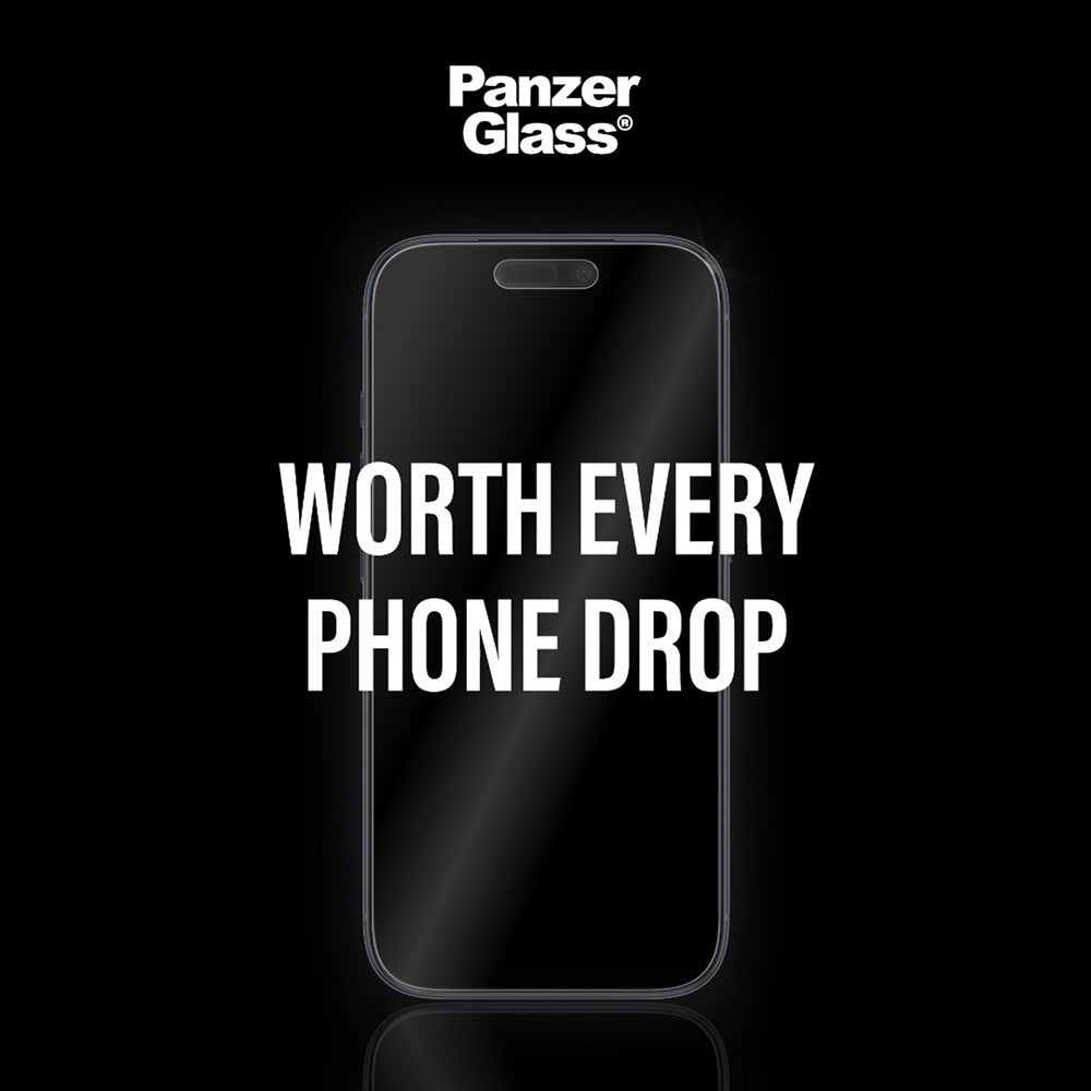 Matt PanzerGlass Armor EasyAligner védőfólia Apple iPhone 17 / 16 Pro készülékhez, Edzett üveg, Teljes ragasztás