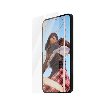 PanzerGlass Safe képernyővédő fólia. Ultra-Wide Fit EasyAligner a Samsung Galaxy S25 S931 / S24 S921 készülékekhez, Edzett üveg, Teljes ragasztás