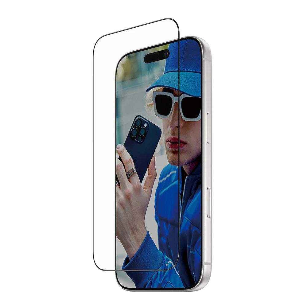 PanzerGlass Ultra-Wide Fit Fastfit védőfólia Apple iPhone 17 Pro-hoz, Edzett üveg, Teljes ragasztás, Fekete