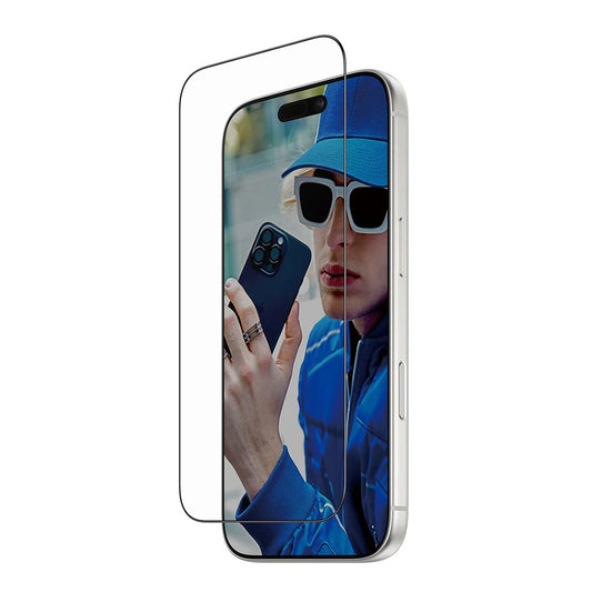 PanzerGlass Ultra-Wide Fit Fastfit védőfólia Apple iPhone 17 Pro-hoz, Edzett üveg, Teljes ragasztás, Fekete