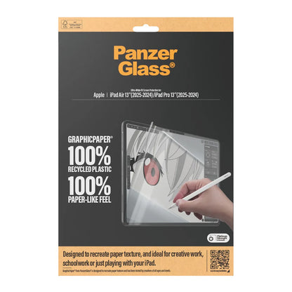 PanzerGlass Ultra-Wide Fit GraphicPaper védőfólia Apple iPad Pro 13 (2025) / Air 13 (2025) / Air 13 (2025) / Pro 13 (2024), Műanyag