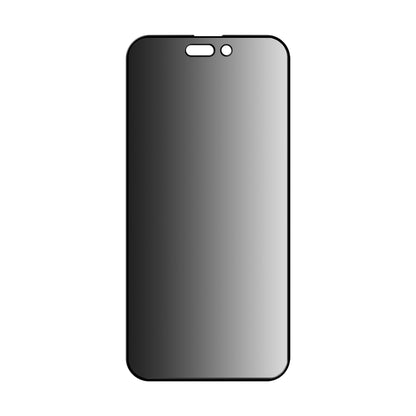 Anank 1X megerősített 360 fokos Privacy képernyővédő fólia Apple iPhone 15-höz, biztonsági üveg, teljes ragasztó, 2.5D