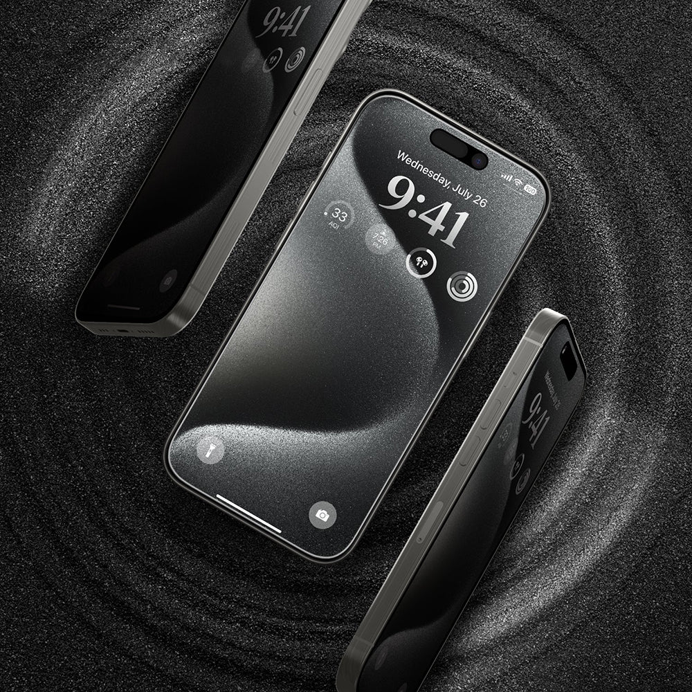 Anank 5X Reinforced 180 Privacy Képernyővédő Fólia Apple iPhone 17 Pro-hoz, Edzett Üveg, Teljes Ragasztás, 2.5D