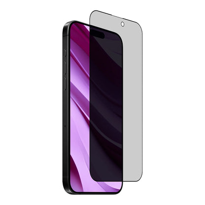 Anank 5X megerősített Privacy képernyővédő fólia alkalmazóval Apple iPhone 17 Pro-hoz, Edzett üveg, Teljes ragasztás, 2.5D