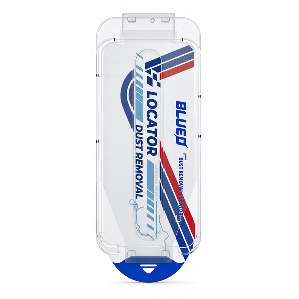 Blueo Anti-Peep Applicator Pro adatvédő kijelzővédő fólia Apple iPhone 18 Pro Max készülékhez, edzett üveg, teljes felületű ragasztással
