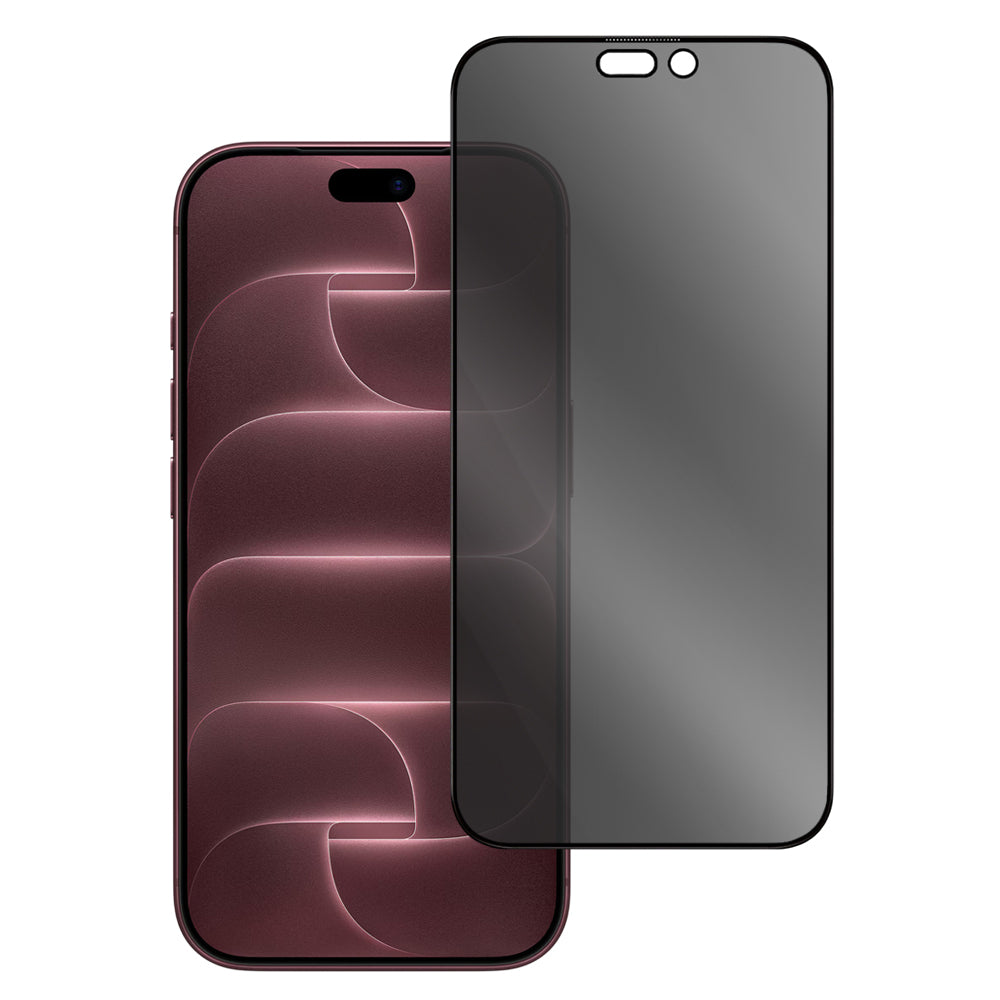 Blueo Anti-Peep adatvédő képernyővédő fólia Apple iPhone 18 Pro Max készülékhez, edzett üveg, teljes felületén ragasztós, 5 darabos készlet