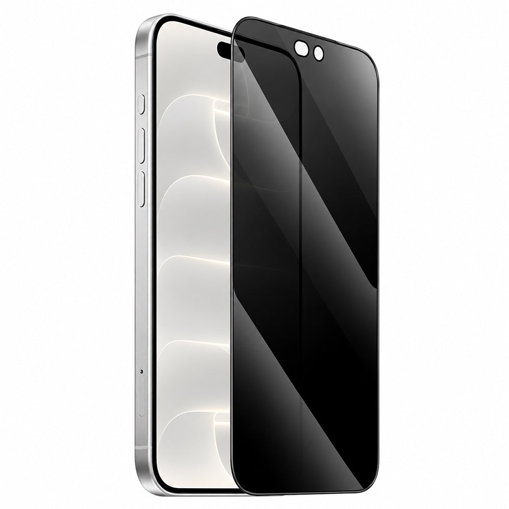 Blueo Anti-Peep adatvédő képernyővédő fólia Apple iPhone 18 Pro Max készülékhez, edzett üveg, teljes felületén ragasztós, 5 darabos készlet