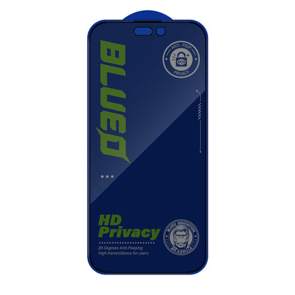 Blueo Anti-Peep adatvédő képernyővédő fólia Apple iPhone 18 Pro Max készülékhez, edzett üveg, teljes felületén ragasztós, 5 darabos készlet