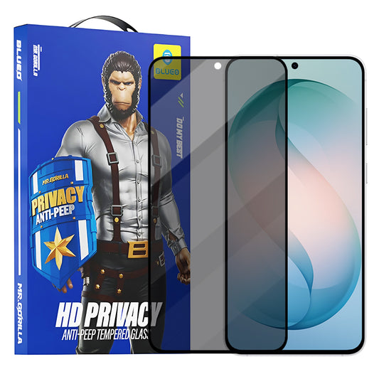 Privacy Blueo Anti-Peep védőfólia Samsung Galaxy S26 Plus S947-hez, Edzett üveg, Teljes ragasztás