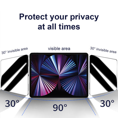 Lito Classic Privacy képernyővédő fólia Apple iPad Air 13 (2026) / Pro 13 (2025) készülékhez, edzett üveg, teljes ragasztó, 2.5D