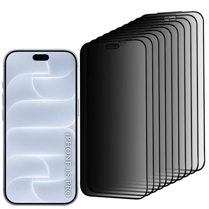 Lito HD Pro Privacy Screen Protector for Apple iPhone 18 Pro, Tempered Glass, Full Glue, Set of 10 Pieces
