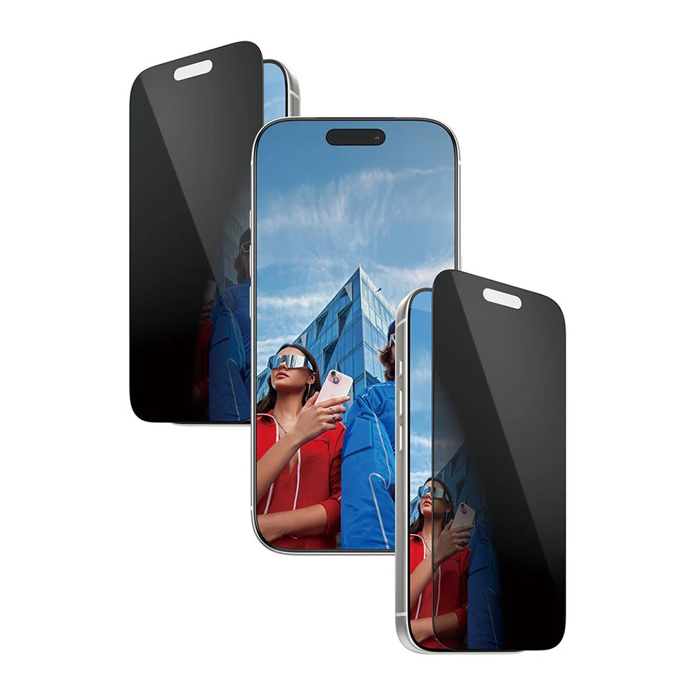 Privacy PanzerGlass Ultra-Wide Fit 2-Way EasyAligner védőfólia Apple iPhone 17 Pro készülékhez, Edzett üveg, Teljes ragasztás