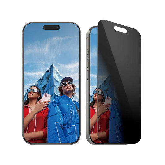Privacy PanzerGlass Ultra-Wide Fit EasyAligner védőfólia Apple iPhone 16 Pro készülékhez, Edzett üveg, Teljes ragasztás