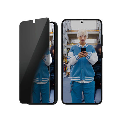 Privacy PanzerGlass Ultra-Wide Fit védőfólia Samsung Galaxy S25 S931 / S24 S921 készülékekhez, Edzett üveg, Teljes ragasztás