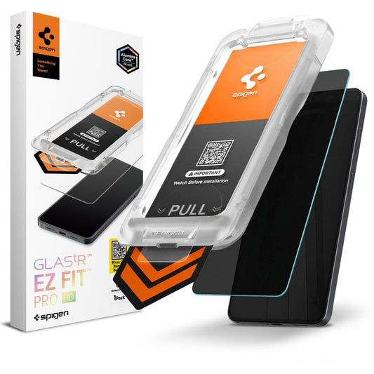 Védőfólia Privacy Spigen GlastR EZ FIT Pro HD Samsung Galaxy S26 Plus S947-hez, Edzett Üveg, Teljes Ragasztású AGL11087