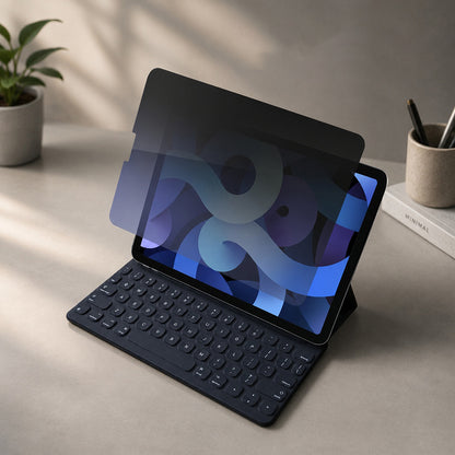 Techsuit ArmorGlass CrystalHD Privacy képernyővédő fólia Samsung Galaxy Tab S10+ / Tab S9 FE+ készülékhez, edzett üveg, teljes ragasztó, 2 darabos készlet