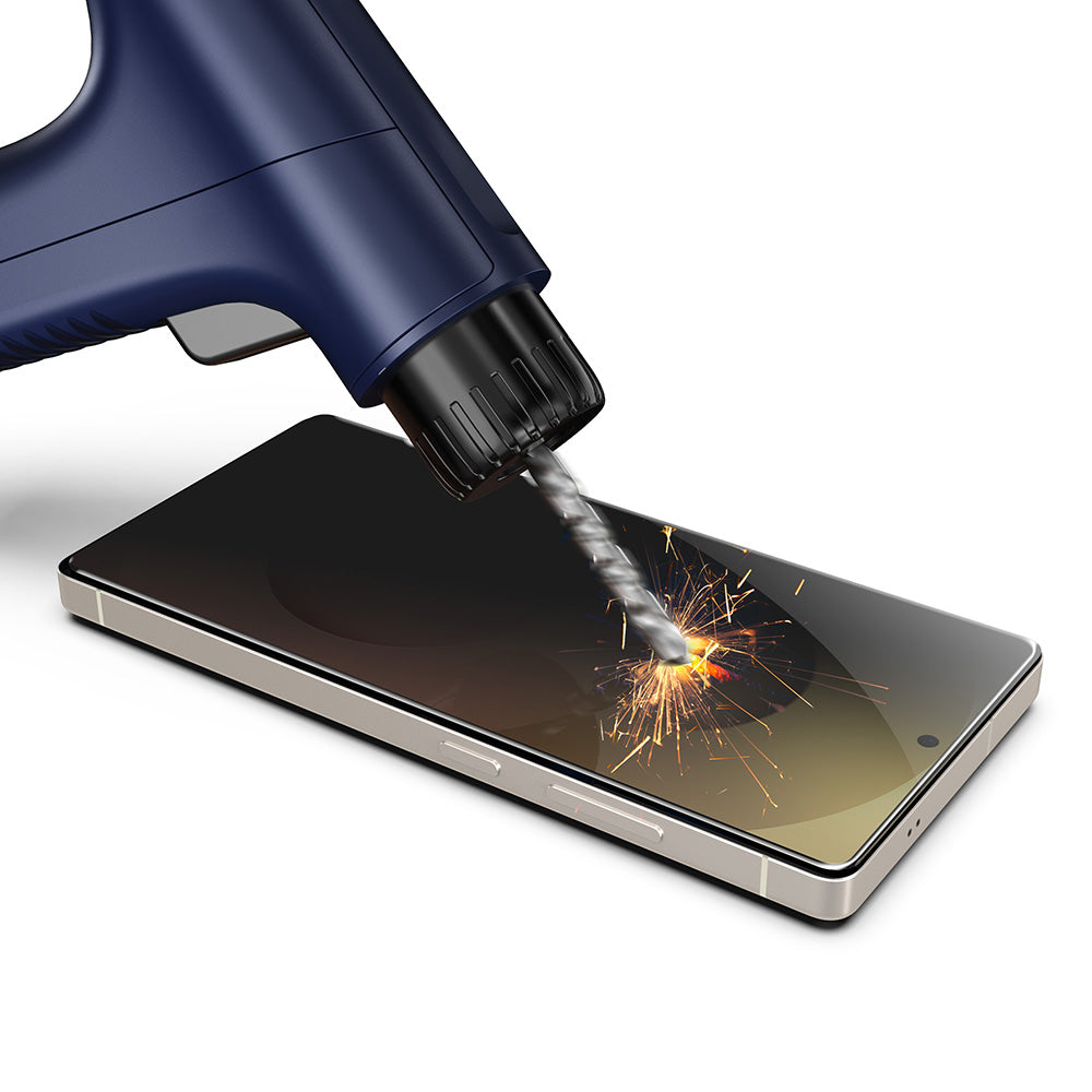 Védőfólia Privacy Techsuit TitanGlass CrystalHD Samsung Galaxy S26 S942 készülékhez, Edzett üveg, Teljes ragasztás, 2 darabos készlet