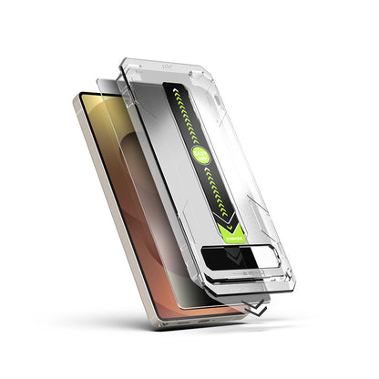 Techsuit TitanGlass CrystalHD Privacy képernyővédő fólia Samsung Galaxy S26 Ultra S948-hez, Edzett üveg, Teljes ragasztás