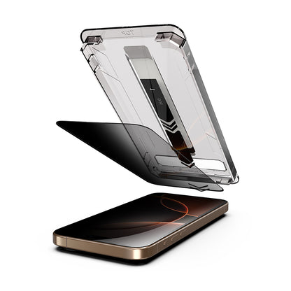 Techsuit TitanGlass képernyővédő fólia Apple iPhone 14 Pro Max készülékhez, biztonsági üveg, teljes ragasztóval