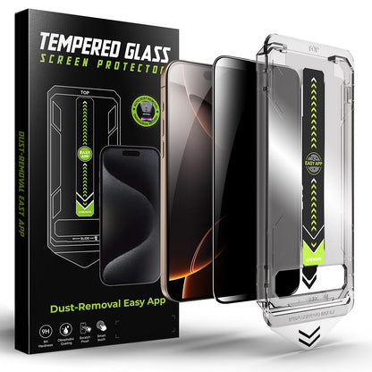 Techsuit TitanGlass képernyővédő fólia Apple iPhone 16 / 15 készülékhez, biztonsági üveg, teljes ragasztóval