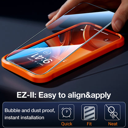 Torras GlassGo Epic Privacy Képernyővédő fólia Apple iPhone 15 Pro Max-hez, Edzett üveg, Teljes ragasztás