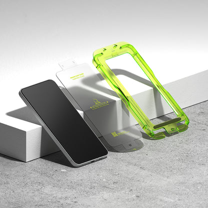 Ringke Easy Slide képernyővédő fólia Samsung Galaxy A57 5G-hez, Edzett üveg, Teljes ragasztás, 2 darabos készlet