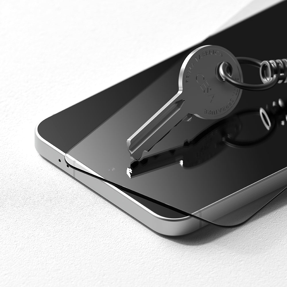 Ringke Easy Slide képernyővédő fólia Samsung Galaxy A57 5G-hez, Edzett üveg, Teljes ragasztás, 2 darabos készlet