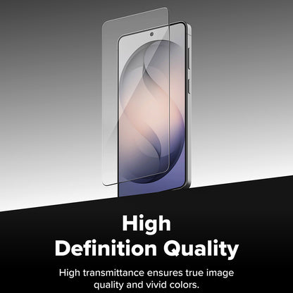 Ringke Easy Slide képernyővédő fólia Samsung Galaxy S26 S942-hez, Edzett üveg, Teljes ragasztás, 2 darabos készlet