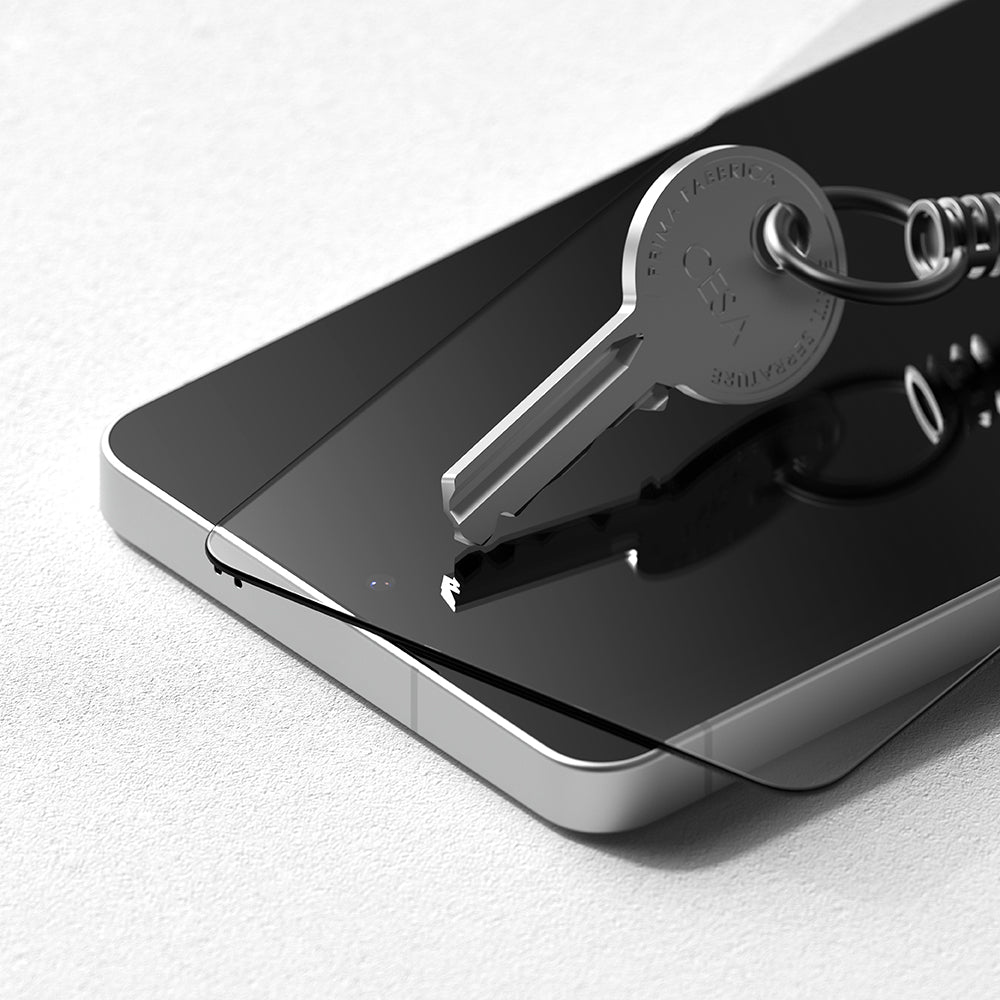 Ringke Easy Slide képernyővédő fólia Samsung Galaxy S26 Ultra S948-hoz, Edzett üveg, Teljes ragasztás, 2 darabos készlet