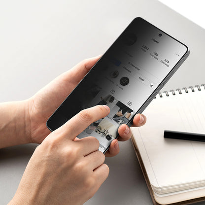 Ringke Easy Slide képernyővédő fólia Samsung Galaxy S26 Ultra S948-hoz, Edzett üveg, Teljes ragasztás, 2 darabos készlet, Fekete