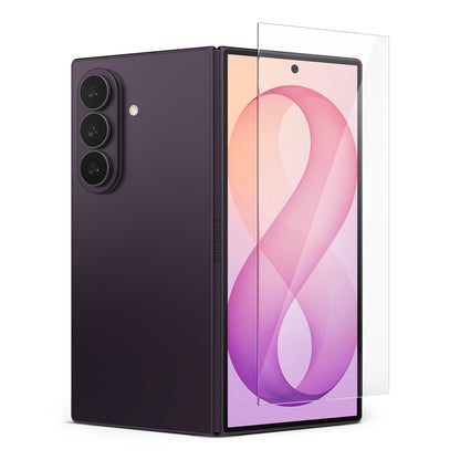 Ringke Easy Slide Külső Képernyővédő fólia Samsung Galaxy Z Fold8 Ultra F976-hez, Edzett Üveg, Teljes Ragasztó, 2 darabos készlet