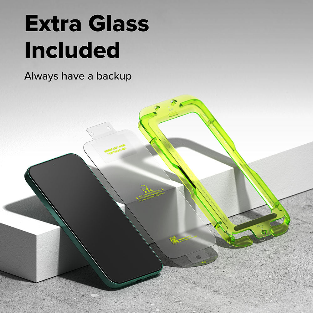 Ringke Easy Slide képernyővédő fólia Xiaomi 17 Ultra-hoz, edzett üveg, teljes ragasztó, 2 darabos készlet