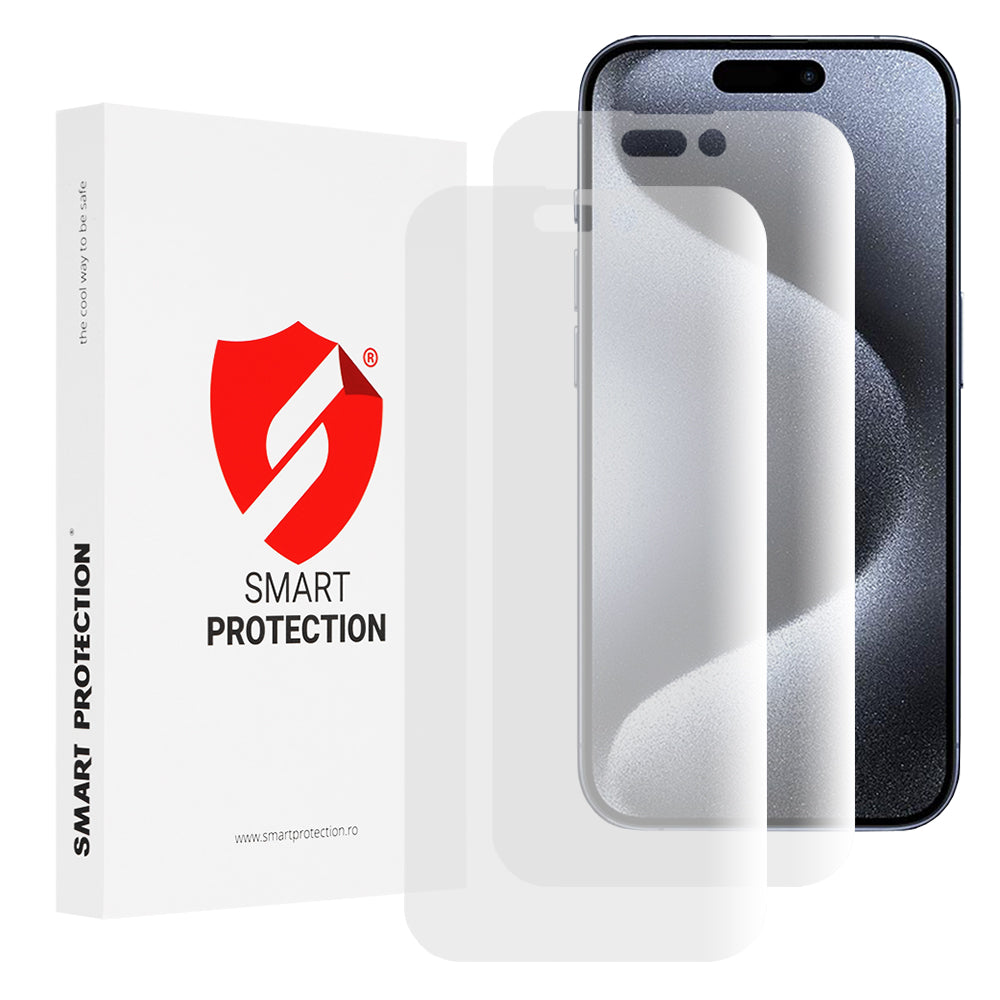 Smart Protection Premium Classic képernyővédő fólia Apple iPhone 15 Pro-hoz, műanyag, 2 darabos készlet