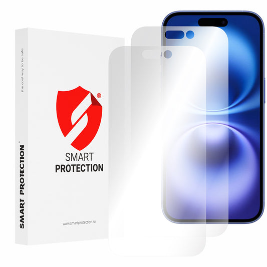 Smart Protection Premium Classic képernyővédő fólia Apple iPhone 16-hoz, műanyag, 2 darabos készlet