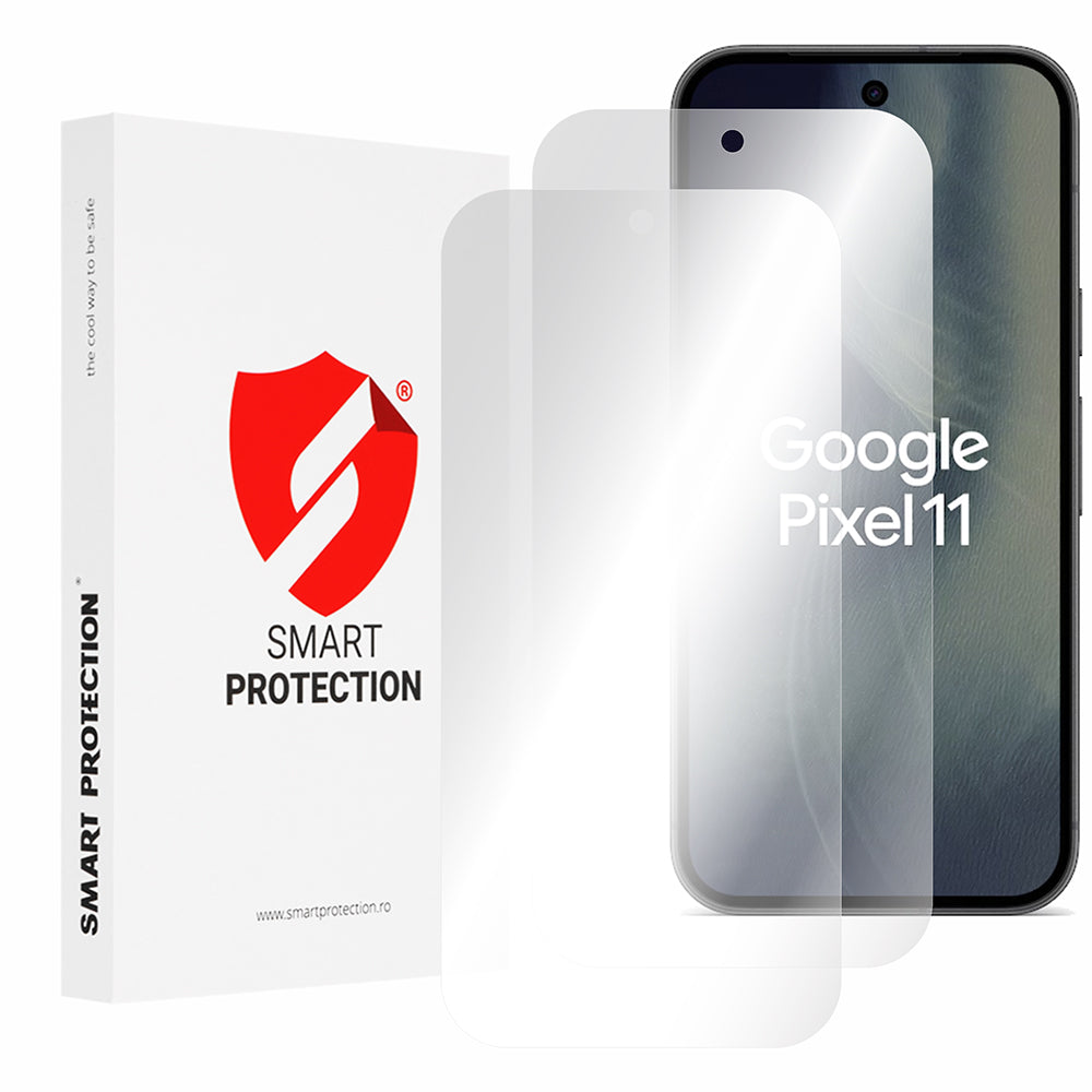 Smart Protection Premium Classic képernyővédő fólia Google Pixel 11-hez, műanyag, teljes ragasztó, 2 darabos készlet