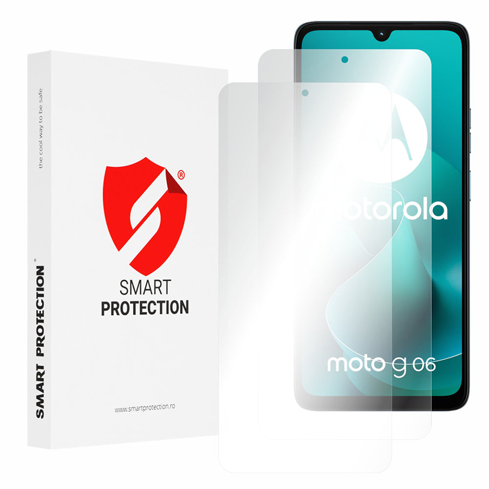 Smart Protection Premium Classic védőfólia Motorola Moto G06 Power / G06 készülékhez, Műanyag, Teljes ragasztás, 2 darabos készlet