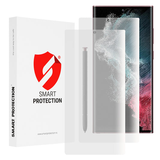Smart Protection Premium Classic képernyővédő fólia Samsung Galaxy S22 Ultra 5G S908 készülékhez, műanyag, 2 darabos készlet