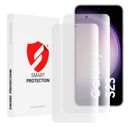 Smart Protection Premium Classic képernyővédő fólia Samsung Galaxy S23 S911 készülékhez, műanyag, 2 darabos készlet