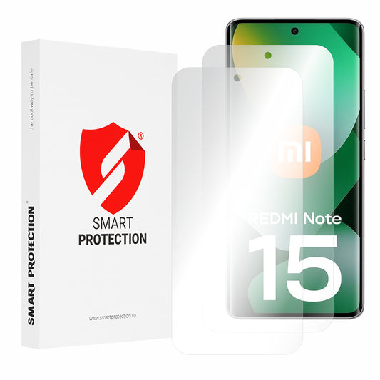 Smart Protection Premium Classic képernyővédő fólia Xiaomi Redmi Note 15 4G-hez, Műanyag, 2 darabos készlet