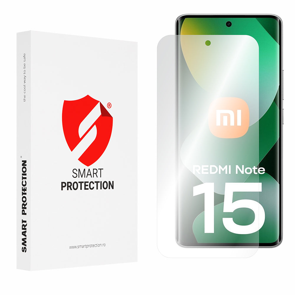 Smart Protection Premium Classic képernyővédő fólia Xiaomi Redmi Note 15 4G-hez, Műanyag, 2 darabos készlet