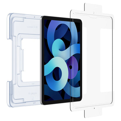 Spigen GlastR EZ FIT képernyővédő fólia Apple iPad Air (2022) / Pro 11 (2021) / Air (2020) készülékekhez, Edzett üveg, Teljes ragasztás AGL02065