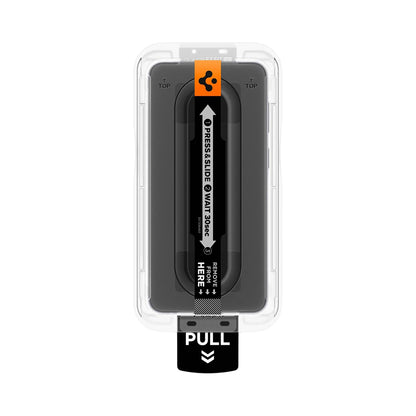 Spigen GlastR EZ FIT Pro HD védőfólia Samsung Galaxy A57 5G-hez, Edzett üveg, Teljes ragasztás, 2 darabos készlet AGL11397