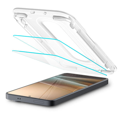 Spigen GlastR EZ FIT Pro HD (Anti-Reflection) védőfólia Samsung Galaxy S26 Plus S947 készülékhez, Edzett üveg, Teljes ragasztás, 2 darabos készlet
