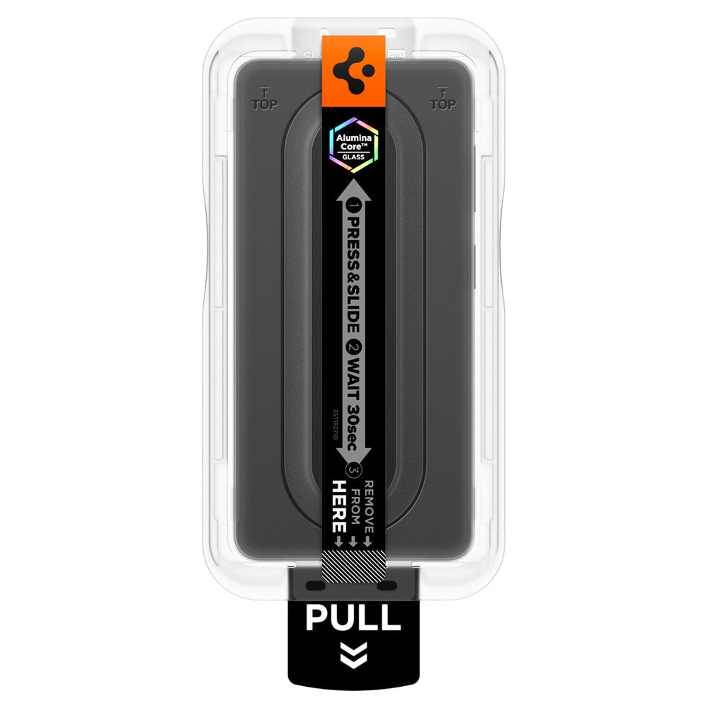Spigen GlastR EZ FIT Pro HD (Anti-Reflection) védőfólia Samsung Galaxy S26 Plus S947 készülékhez, Edzett üveg, Teljes ragasztás, 2 darabos készlet