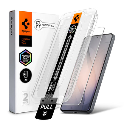 Spigen GlastR EZ FIT Pro HD Anti-Reflection Screen Protector for Samsung Galaxy S26 S942, Tempered Glass, Full Glue, Set of 2 pieces