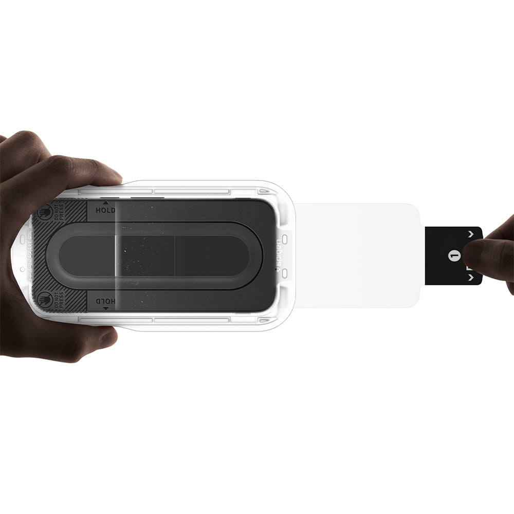 Spigen GlastR EZ FIT Pro képernyővédő fólia Google Pixel 11 Pro XL-hez, Edzett üveg, Teljes ragasztó, 2 darabos készlet AGL11485